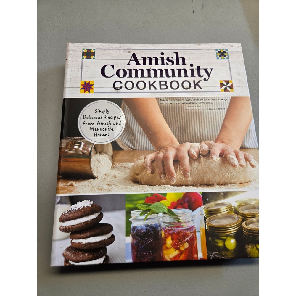 Amish Community Cookbook Carole Roth Giagnocavo Spiral Bound Hardback